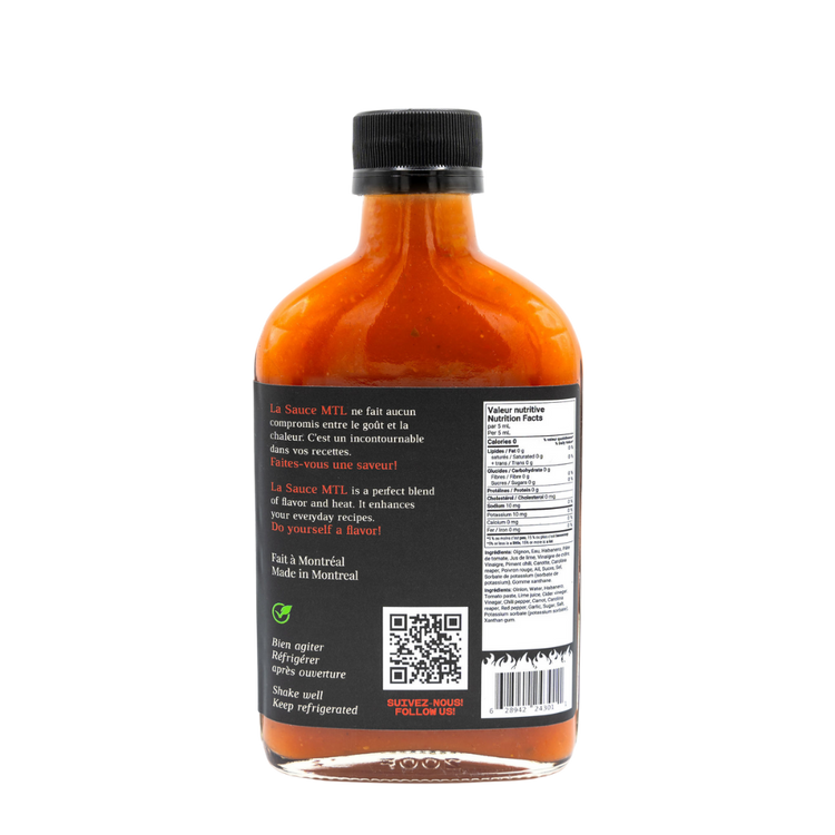 ingrédient Cajun LA SAUCE MTL
