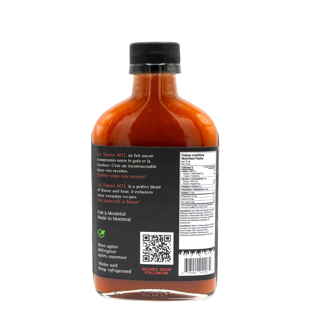 El Diablo - Ingrédients - La Sauce MTL
