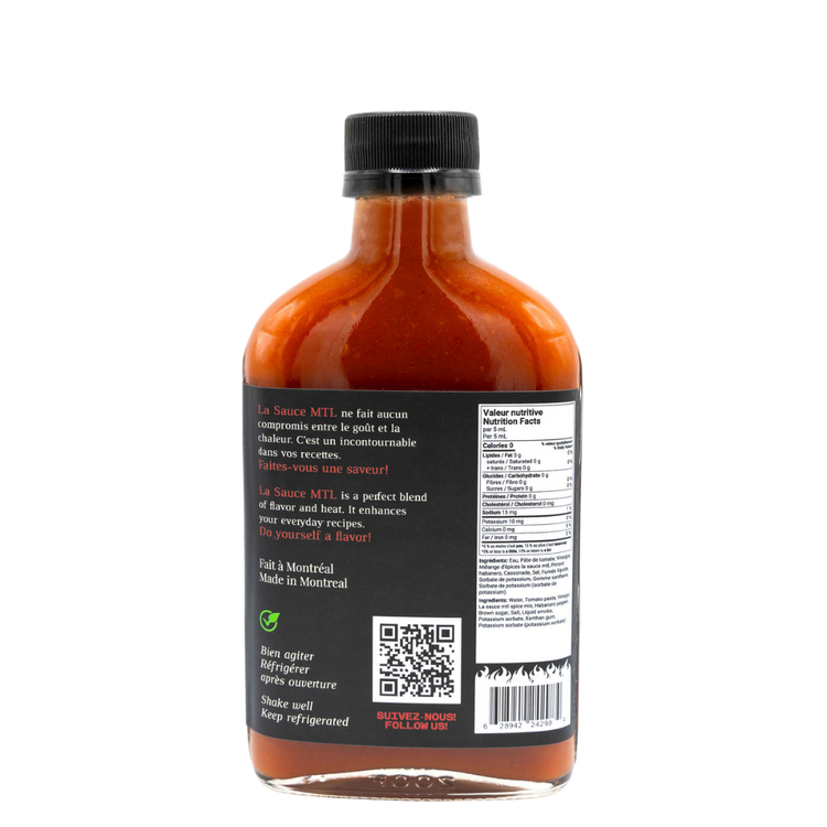 El Diablo - Ingrédients - La Sauce MTL