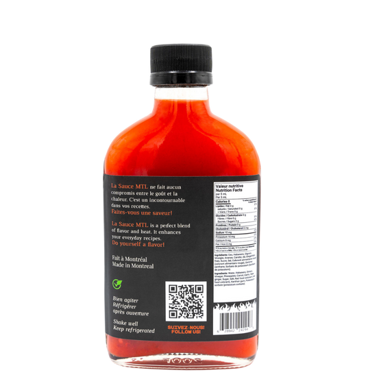 Ingrédients Habasco La Sauce MTL